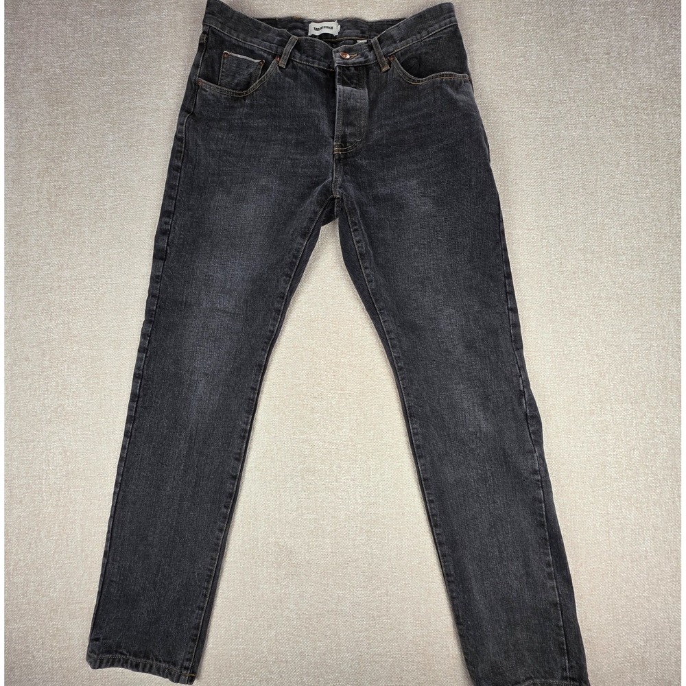 Taylor Stitch Selvedge Men's Black Jeans  33x31 Slim Denim